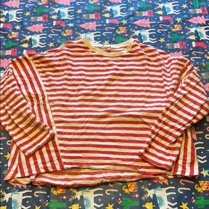 Zara Trafaluc striped top